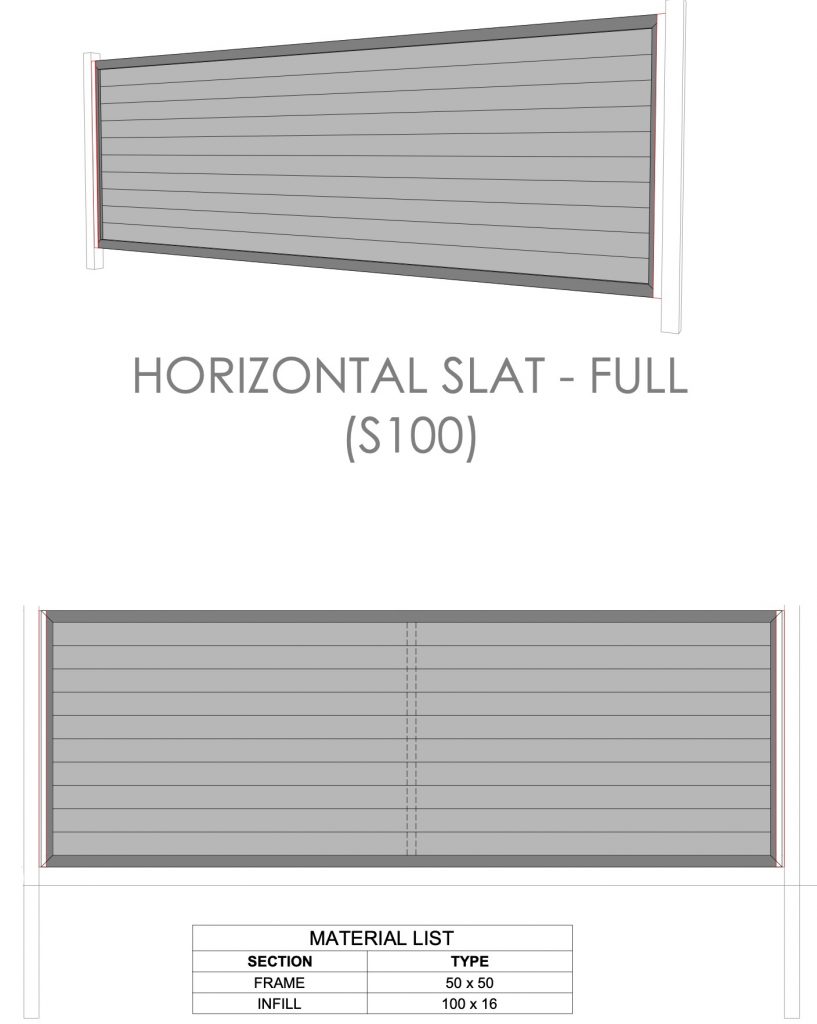 Horizontal Slat Full 1